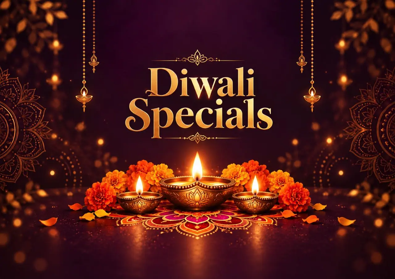 Diwali Specials – festive diyas and marigolds